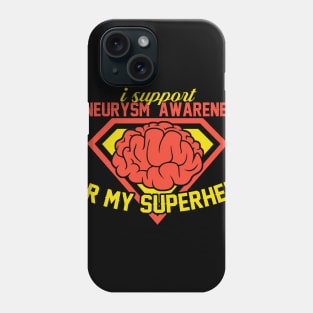 Aneurysm Awareness Superheroes Marvel Superherotshirt Phone Case