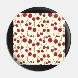 Cherry seamless pattern Pin