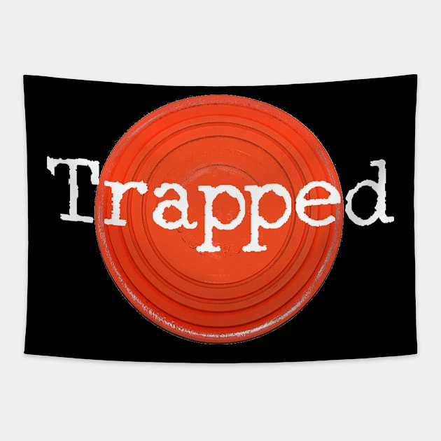 Trapped Skeet Trap Shooting Tapestry by AutomaticSoul