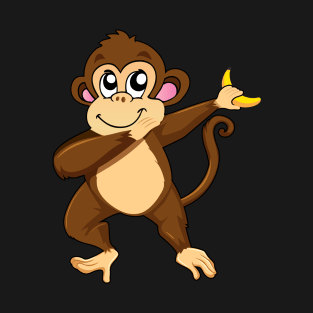 Dabbing Monkey Banana Gift T-Shirt