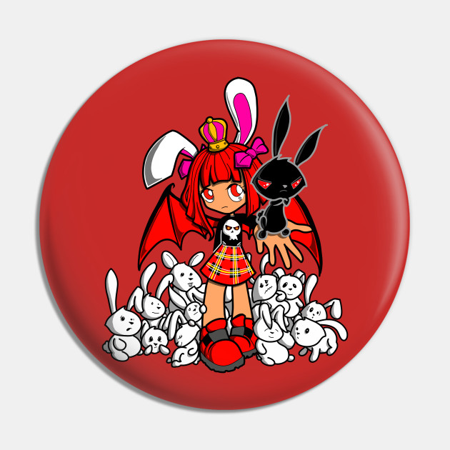 Bunny Queen - Anime Girls - Pin | TeePublic Bunny Queen - Anime Girls - Pin | TeePublic