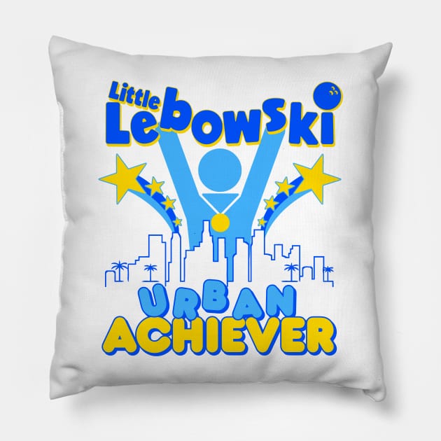 Little Lebowski Urban Achiever Pillow by darklordpug