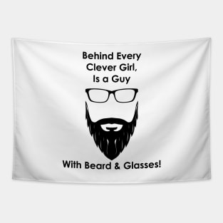 Beard and Glasses Tapestry