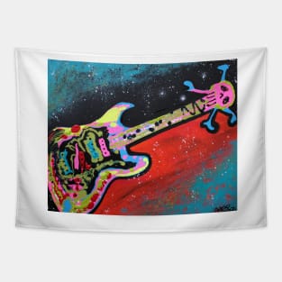 Space Guitar Tapestry