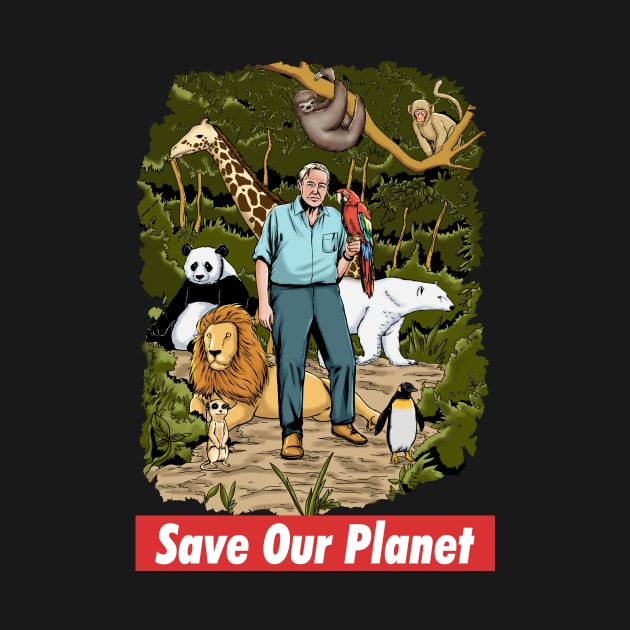 David Attenborough - Save Our Planet by Hiro Fiction