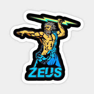 Zeus Greek god Magnet