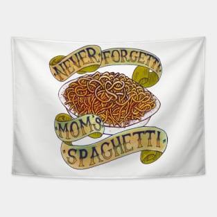 Never Forgetti Mom's Spaghetti Tapestry