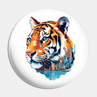 Tiger Beast Animal World Wildlife Beauty Discovery Pin