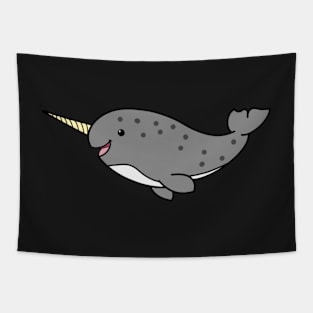 Cartoon Narwhal Tapestry