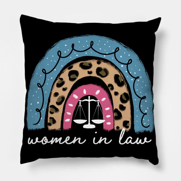 women in law Pillow by ithacaplus