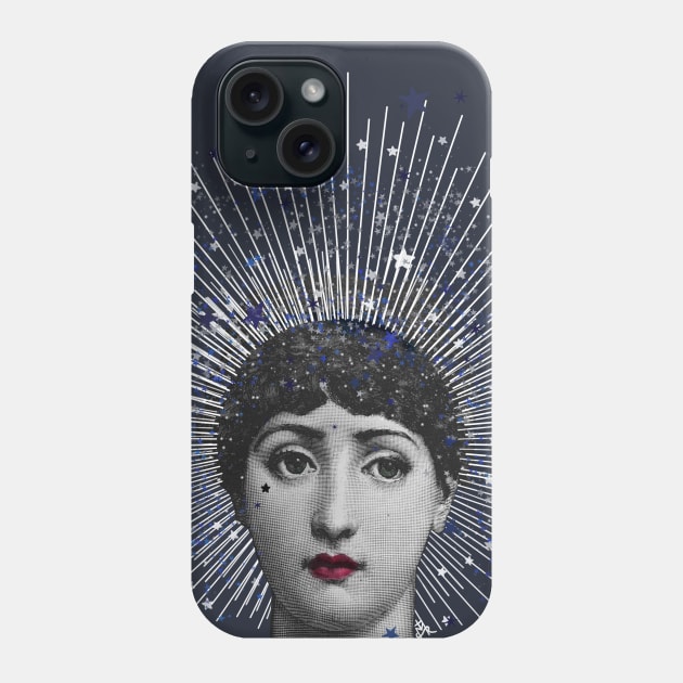 Queen of Stardust Phone Case by Megan Steer