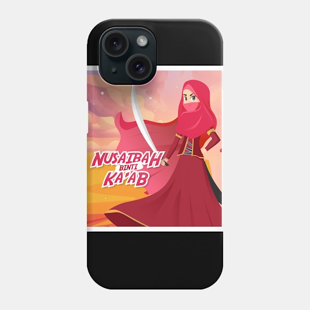 female muslim hero Phone Case by WOW DESIGN