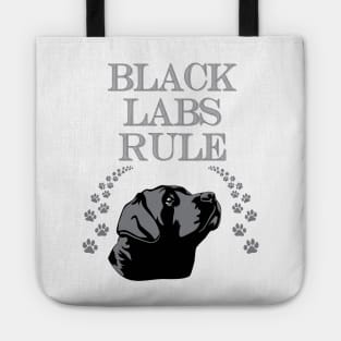 Black Labs Rule! Especially for Labrador Retriever owners! Tote