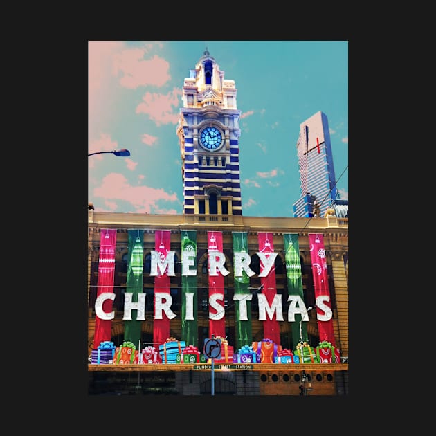 Merry Christmas from Melbourne by rozmcq