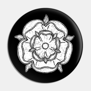 Elegant Tudor Rose Pin