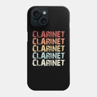 Retro Clarinet Phone Case