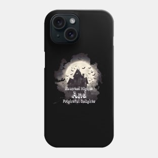 Haunted Nights and Frightful Delights Phone Case