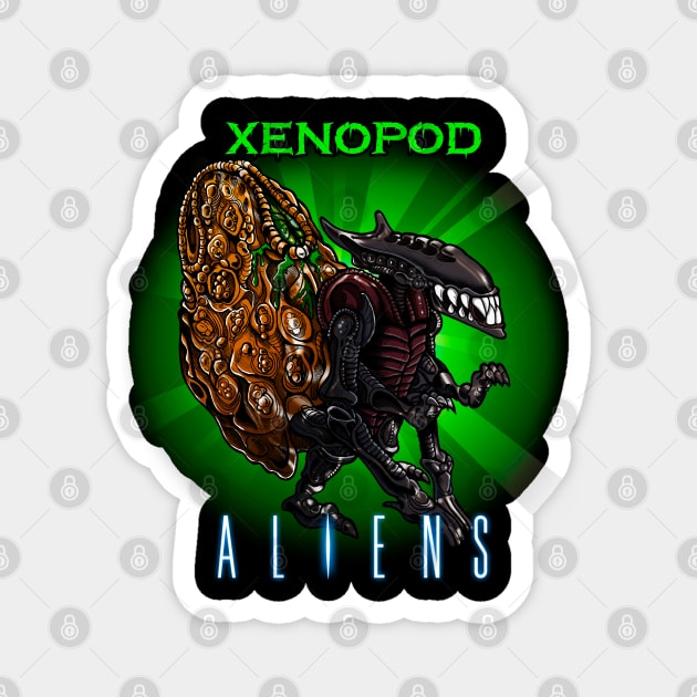 Xenopod Alien Magnet by Ale_jediknigth