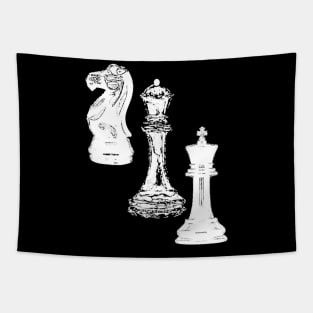 Chess pieces design Tapestry