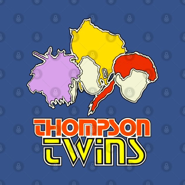 1985 Thompson Twins by Pop Fan Shop