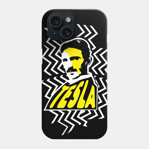 Nikola Tesla Stripes Phone Case by fuseleven