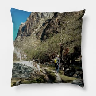 Trekking the Santa cruz trail Pillow