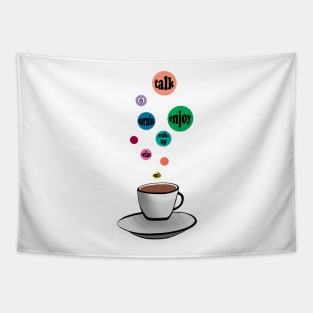 Cup of coffee Tapestry