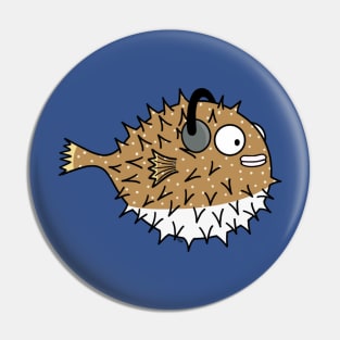 Jammin Blowfish Pin