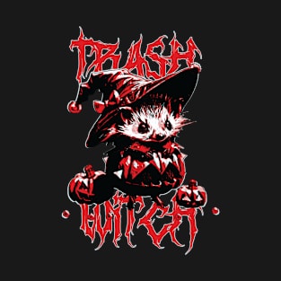 Trash Witch Possum Design T-Shirt
