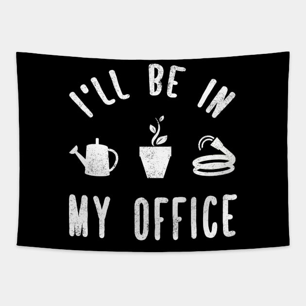 I'll be in my office Tapestry by captainmood