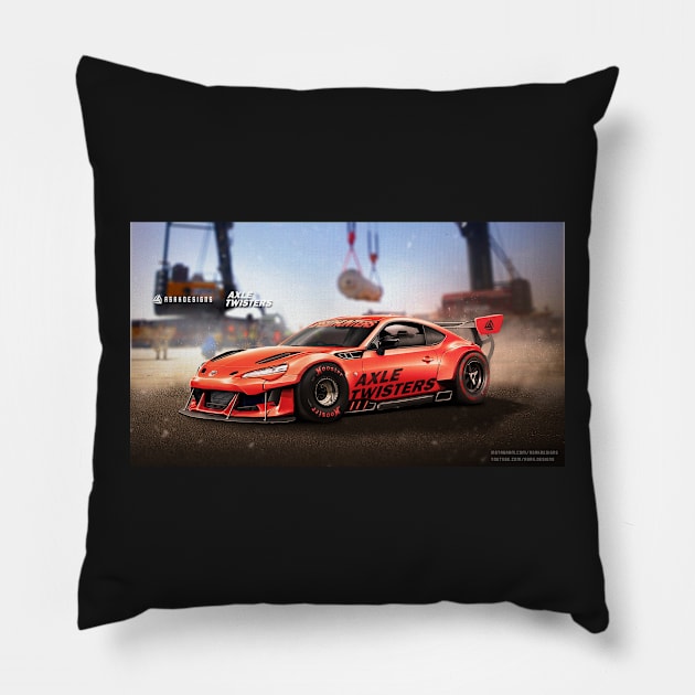 TOYOTA GT86 CUSTOM DESIGN Pillow by ASAKDESIGNS