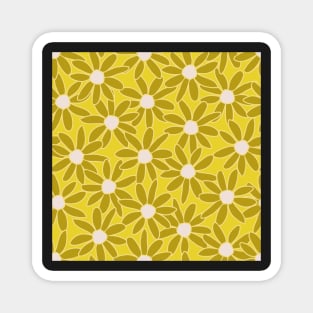 Daisy Garden - Lemony Yellow 2 Magnet