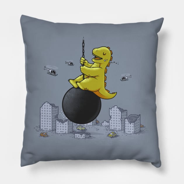 Miley Saurus Pillow by Naolito