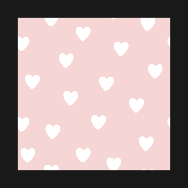 Pink and White Hearts by greenoriginals