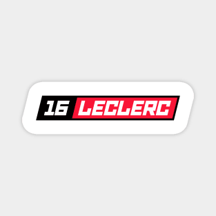 Charles Leclerc 16 F1 Driver Magnet