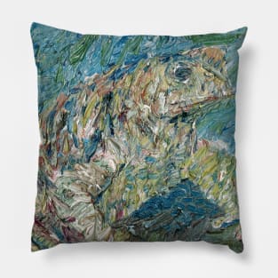 TOAD oil painting.1 Pillow