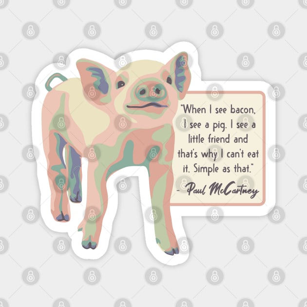 Little Friend Magnet by Slightly Unhinged