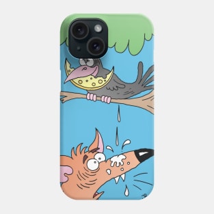 A Crow and a fox Phone Case