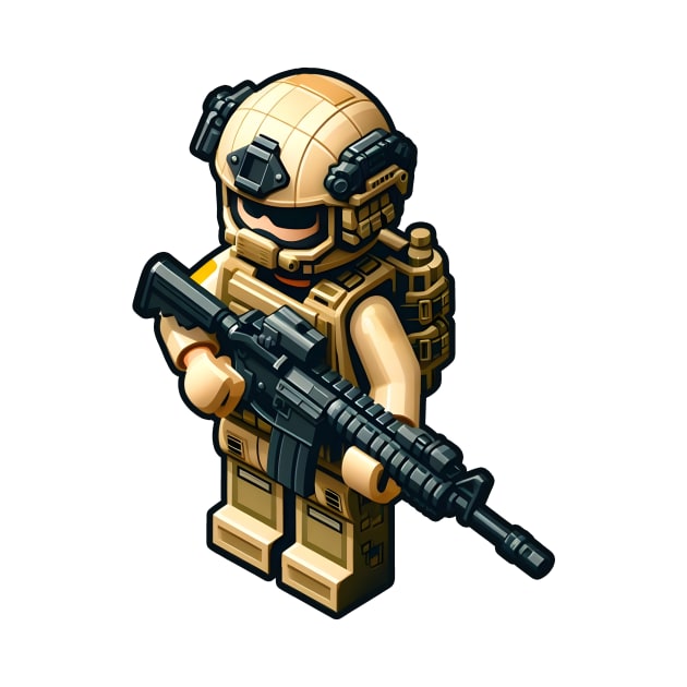 Tactical LEGO by Rawlifegraphic