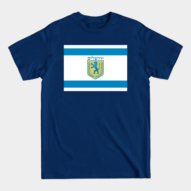 Disover Flag of Jerusalem (Israel) - Flag - T-Shirt