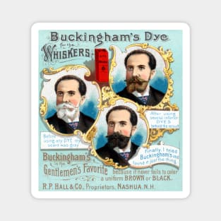 19th Buckingham's Beard Dye Magnet