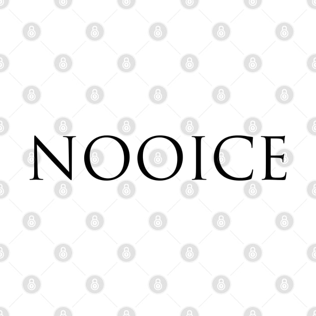 Nooice! – Key & Peele (Black On White) by fandemonium