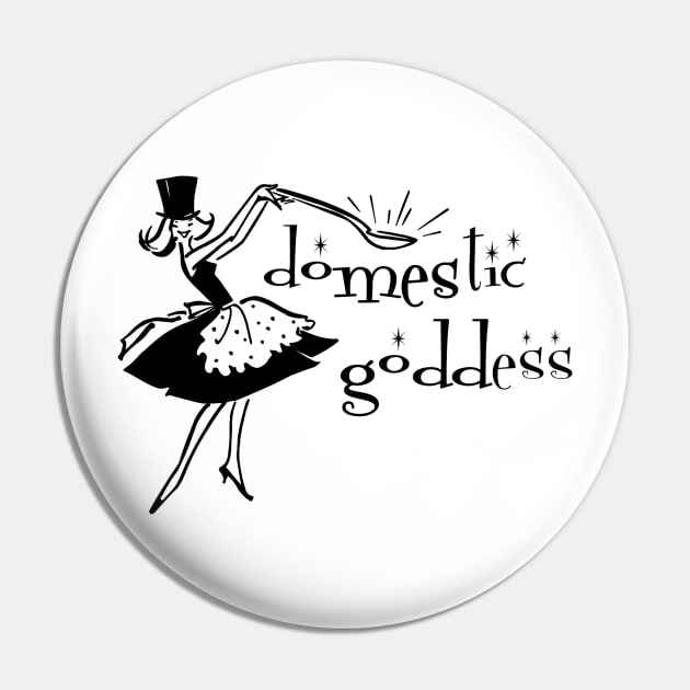 Retro Domestic Goddess Pin by WaywardMuse