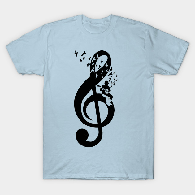 Disover Treble Clef - Banjo - Banjo Player - T-Shirt