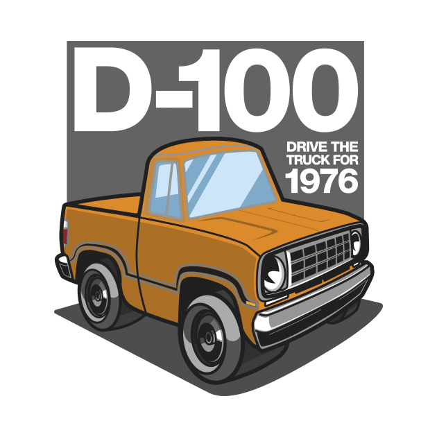 D100 - 1976 (Chrome Yellow) by jepegdesign