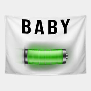 Matching Family Battery Baby Tapestry