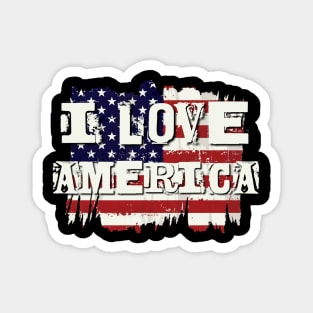 I love America Magnet