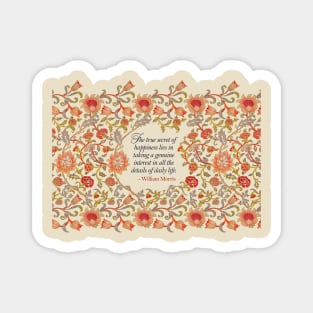 William Morris Quote Magnet