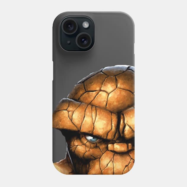 Blue Eyed Thing Phone Case by Hulk