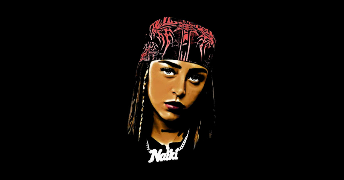 Nicki Nicole Rapper Face - Nicki Nicole - Sticker | TeePublic